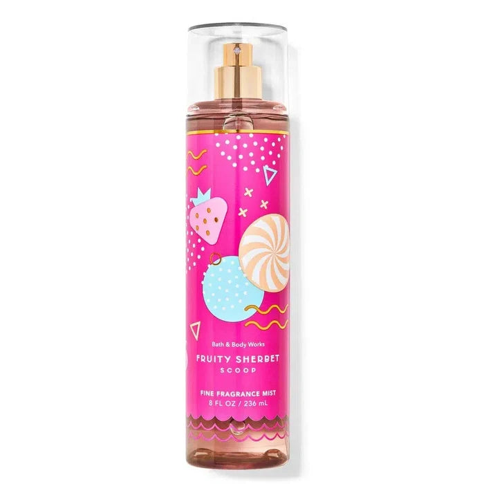 Bath & Body Works Fruity Sherbet Scoop Fragrance Mist 236ml, front view
