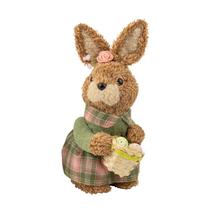 Plush Covered Bunny