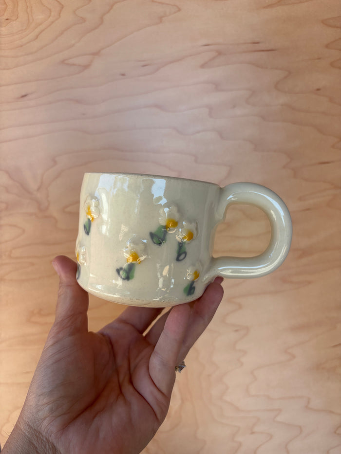 Sweet Flowery Frog Mug #3