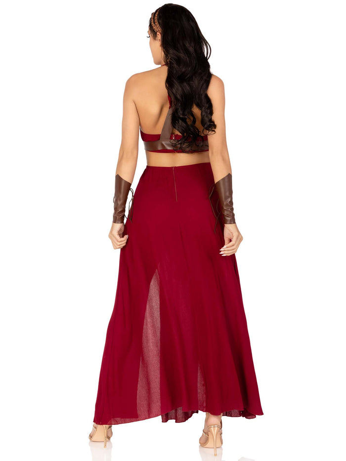 color_burgundy | Leg Avenue Warrior Maiden Costume