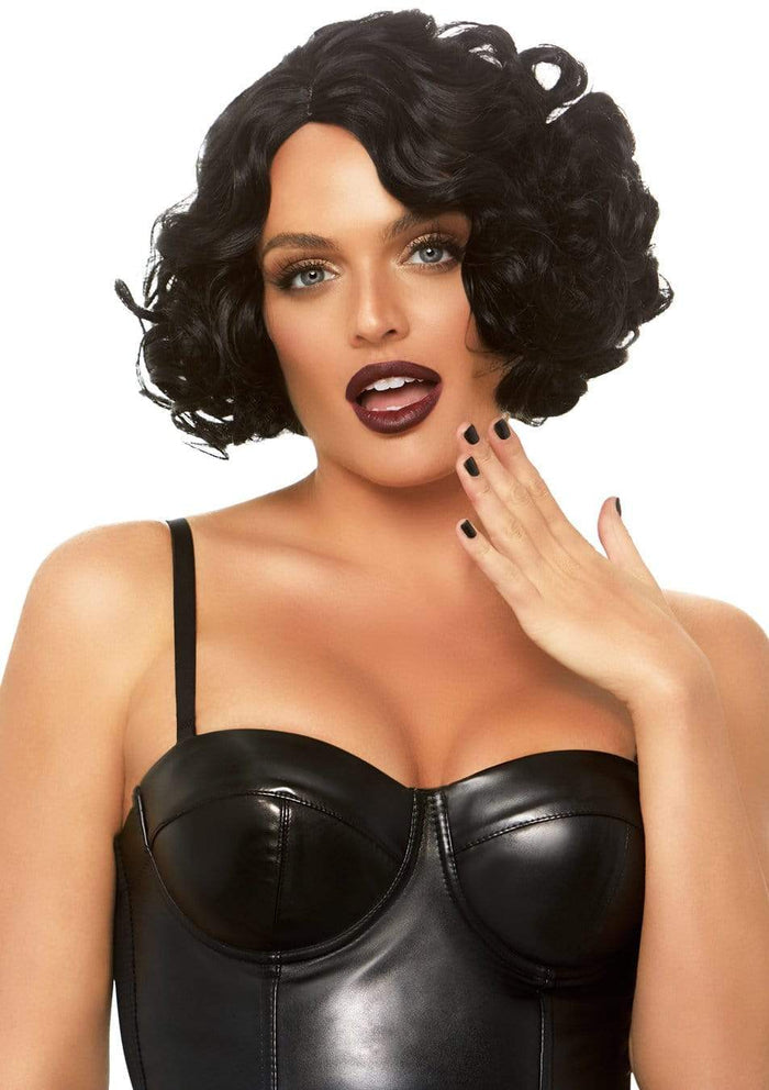 Color_Black | Leg Avenue 12" Pastel Bob Wig