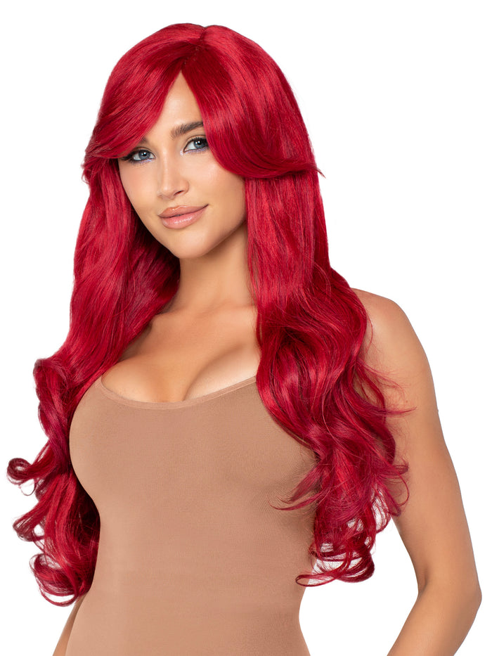 Color_Red | Leg Avenue 27" Long Wavy Wig