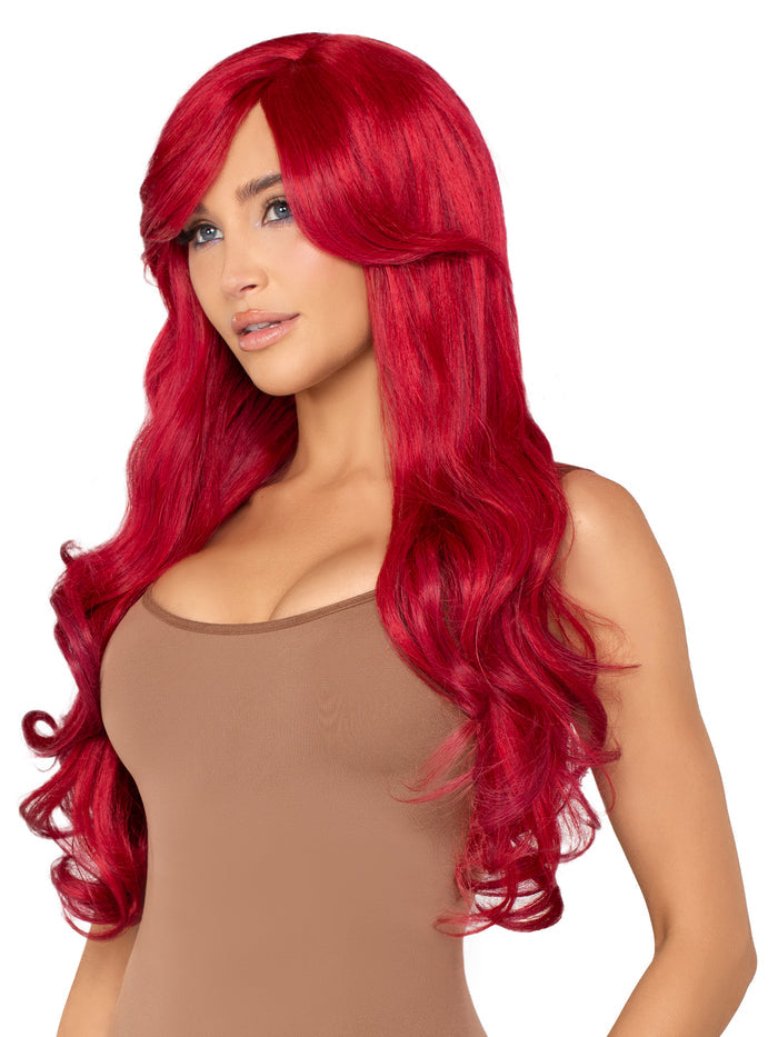 Color_Red | Leg Avenue 27" Long Wavy Wig