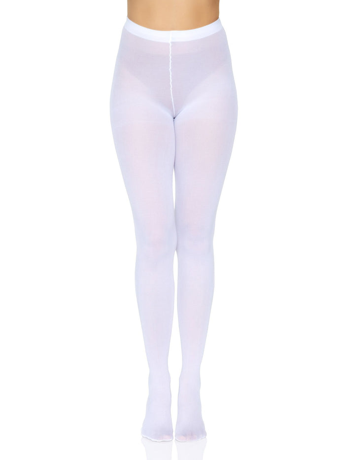 color_white | Leg Avenue Ari Nylon Women's Tights