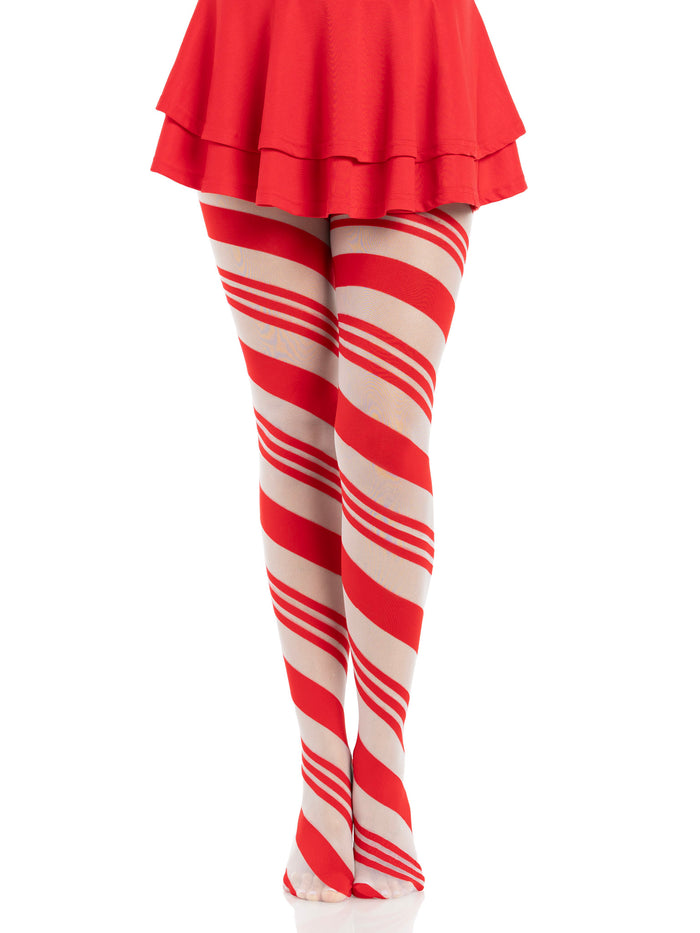Arya Sheer Candy Striped Tights
