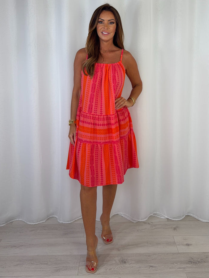 Aztec Print Dress