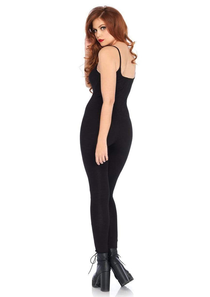 color_black | Leg Avenue Basic Full Length Seamless Spandex Unitard