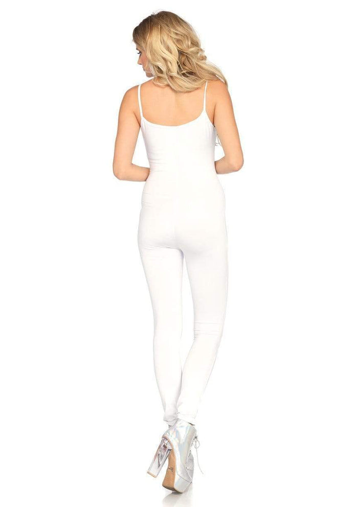 color_white | Leg Avenue Basic Full Length Seamless Spandex Unitard