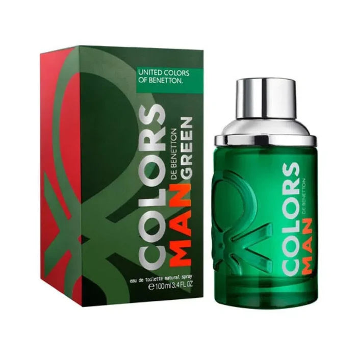 Benetton Colors Man Green Eau de Toilette 100ml, front view