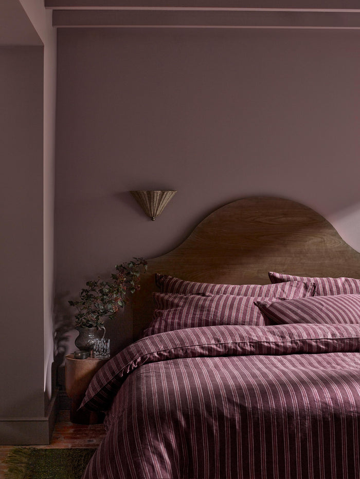 Berry Walderton Stripe 100% Linen Bedding