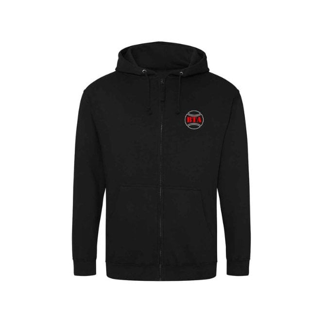 Blandford Tennis Academy Adult Zipped Hoody - Black