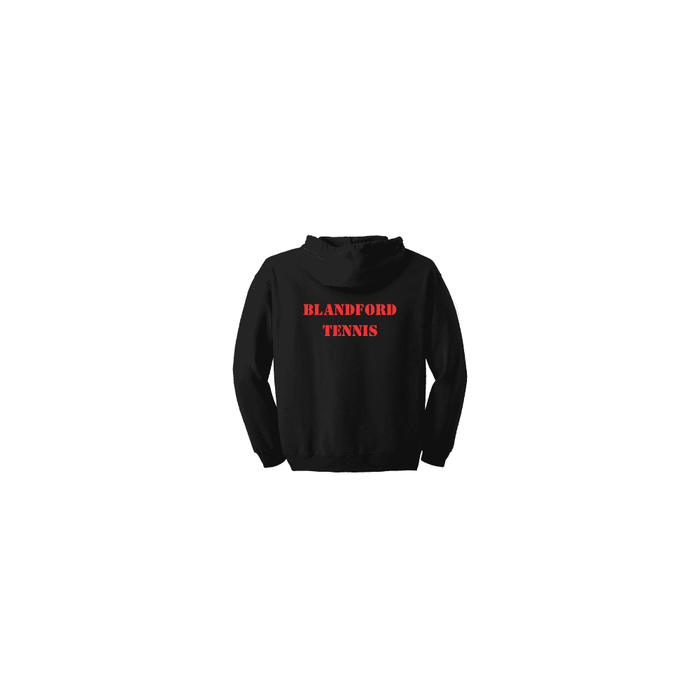 Blandford Tennis Academy Junior Zipped Hoody - Black