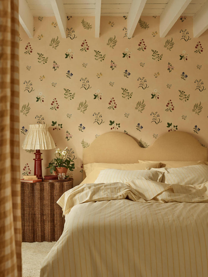 Lifestyle Butter Yellow Slumber Stripe Bedding