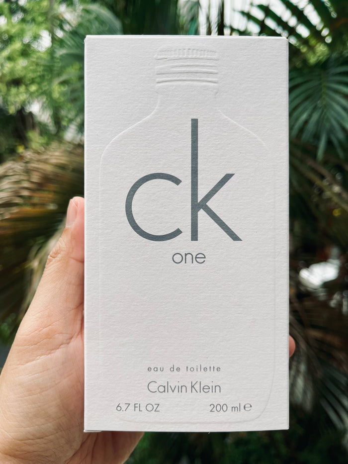 Calvin Klein CK One Eau de Toilette 200ml, box and bottle