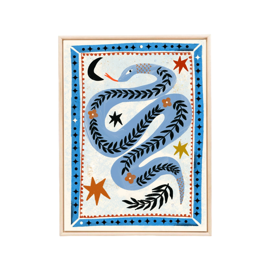 Carole Hillman Poster Folk Snake