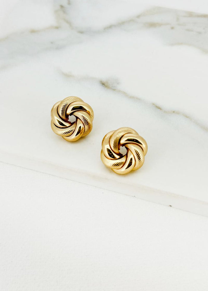 Circle Knot Detail Earrings