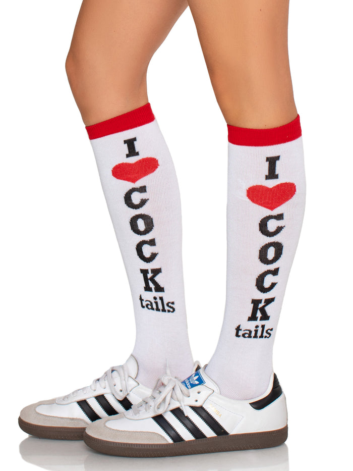 Cocktails Knee High Socks