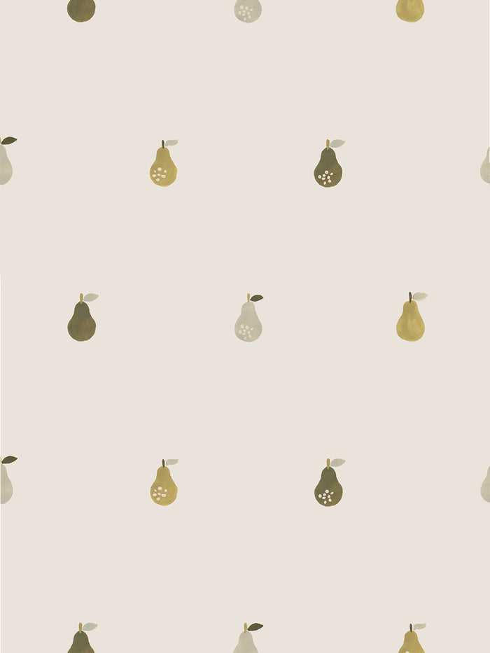 Cream Pears Wallpaper