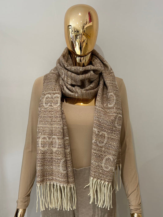 Designer Inspired Soft Knit Tassel Scarf (4 Colours)