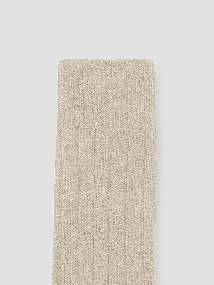 Ecru Alpaca Bed Socks