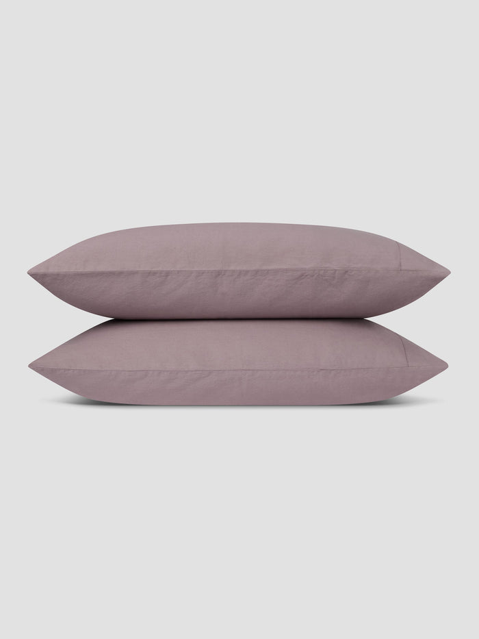 Elderberry 100% Linen Pillowcases (Pair)