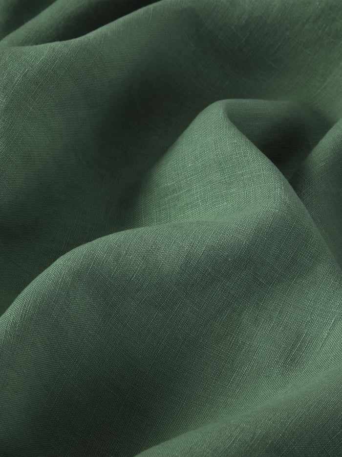 Elm Green Linen Blend Pillowcases (Pair)