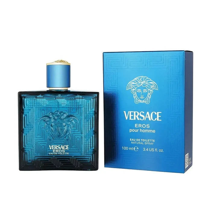 Versace Eros Pour Homme Eau de Toilette 100ml, front view
