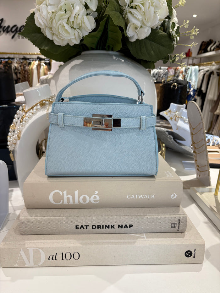 Faux Leather Structured Mini Handbag (5 Colours)