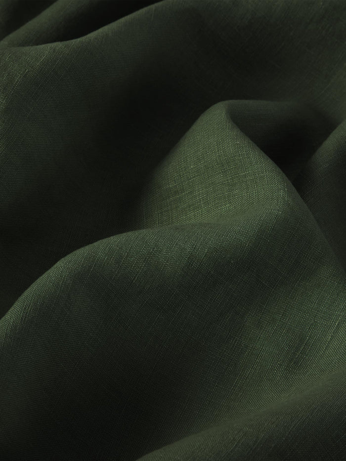 Fern Green Linen Blend Duvet Cover