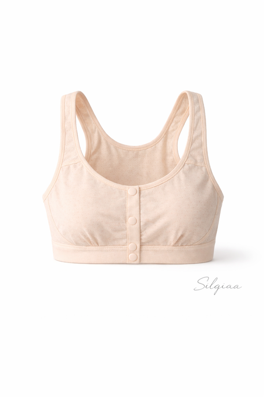 Front 4 Buttons Comfort Nursing Bra