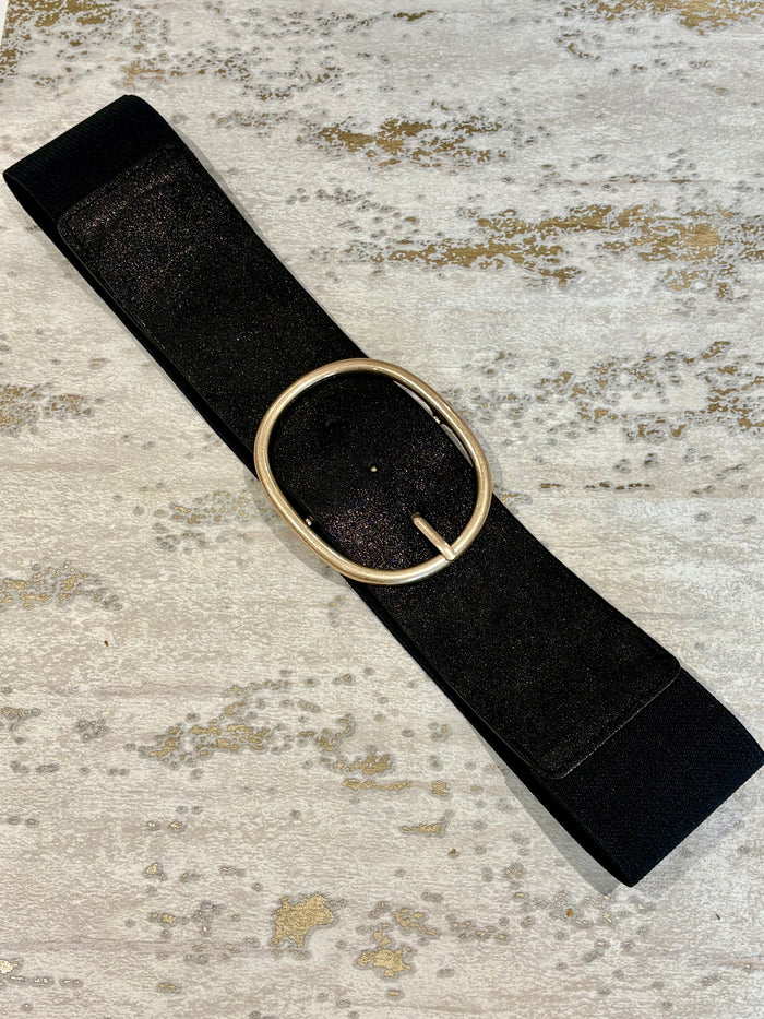 Glitter Affect Stretch Stap Belt (5 Colours)
