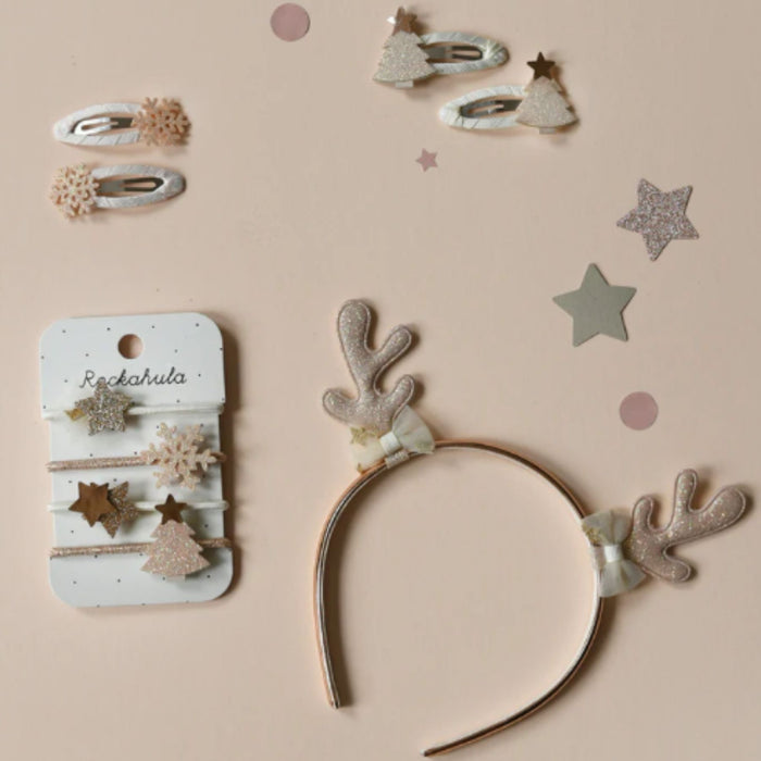 Golden Christmas Tree Clips