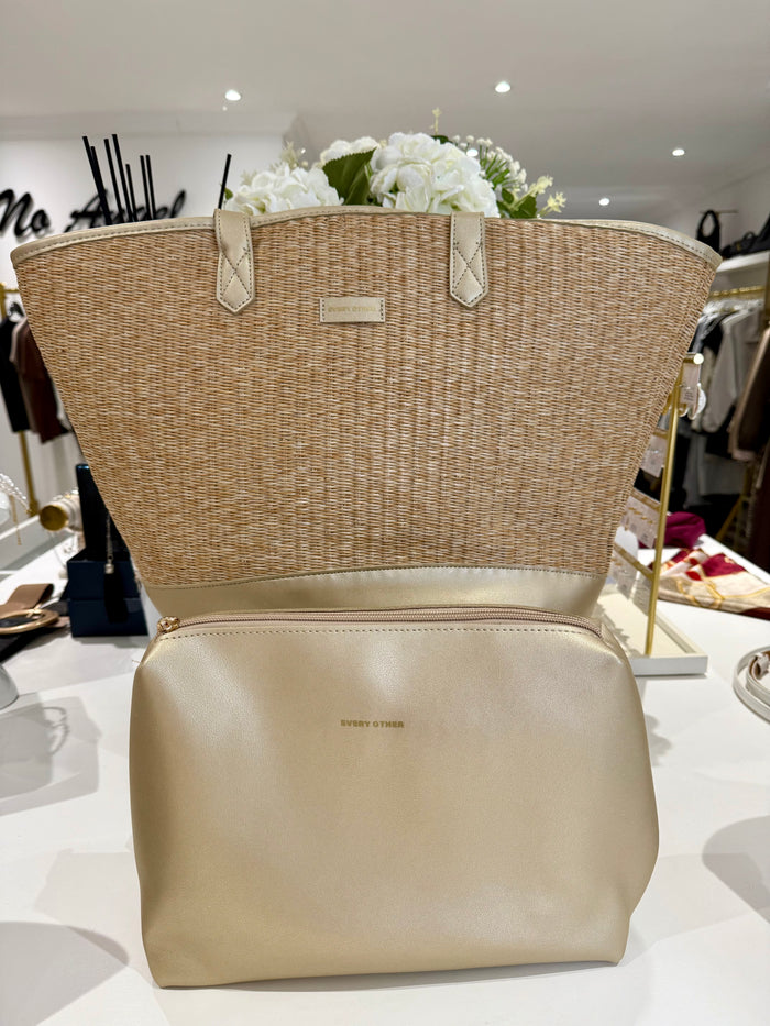Large Straw Tote (3 Colours)