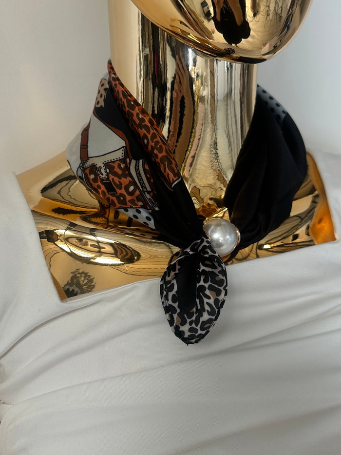 Black/Leopard Bags