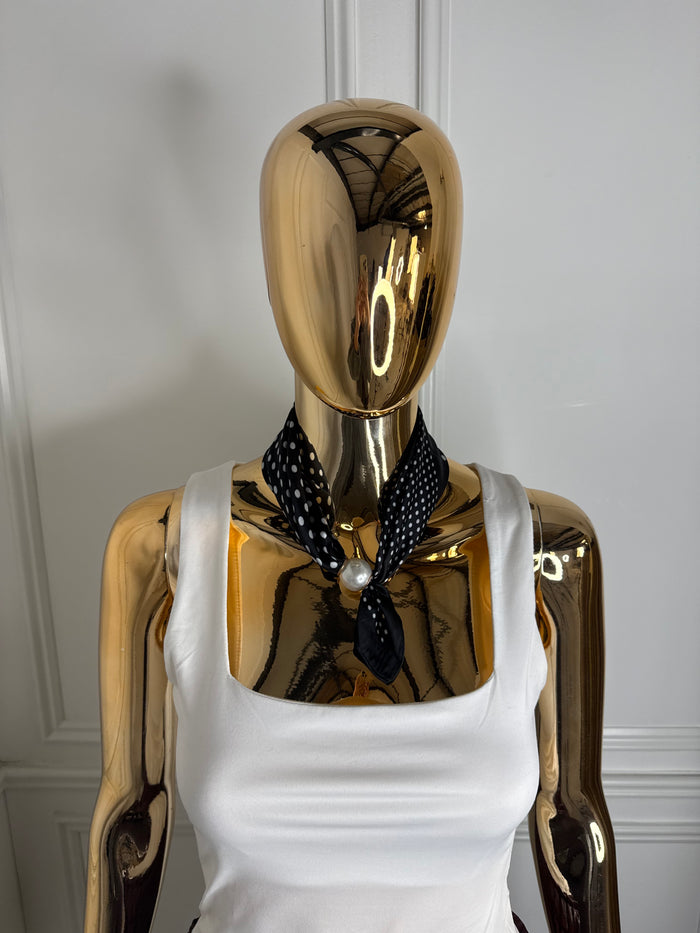 Magnetic Pearl Neck Scarf (22 Colours)