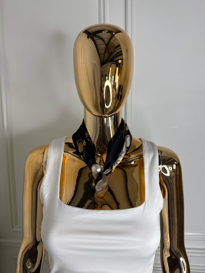 Magnetic Pearl Neck Scarf (22 Colours)
