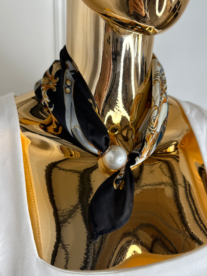 Magnetic Pearl Neck Scarf (22 Colours)