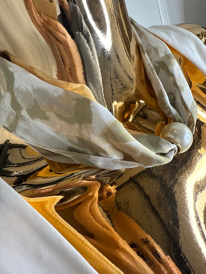 Magnetic Pearl Neck Scarf (22 Colours)