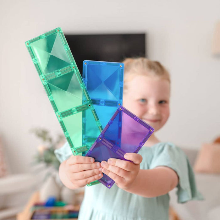 Magnetic Tiles Rainbow - Rectangle Pack 18 pcs