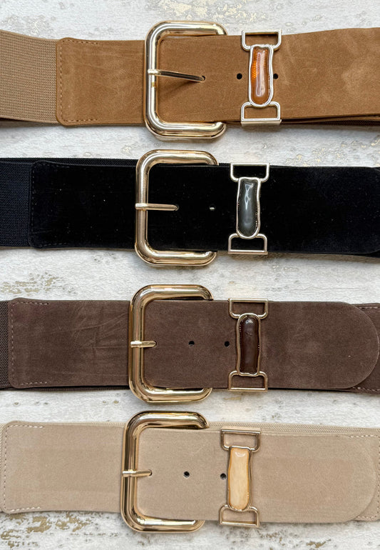 Marble Buckle Belt (4 Colours)