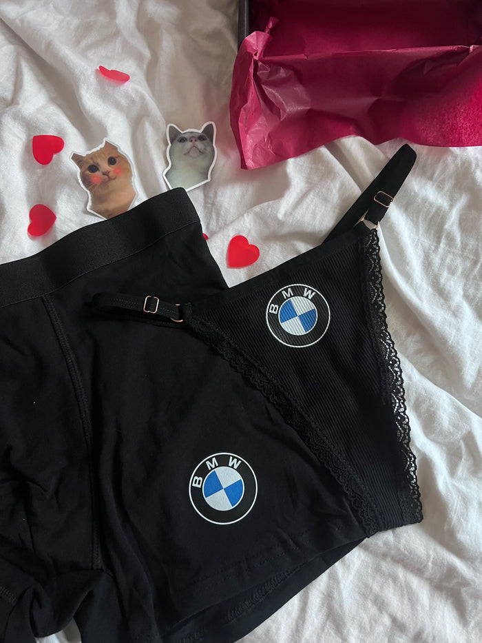 Matching set with car brands