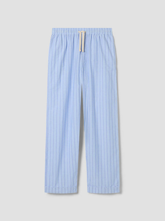 Men’s Pale Blue Favourite Shirt Stripe Cotton Trousers