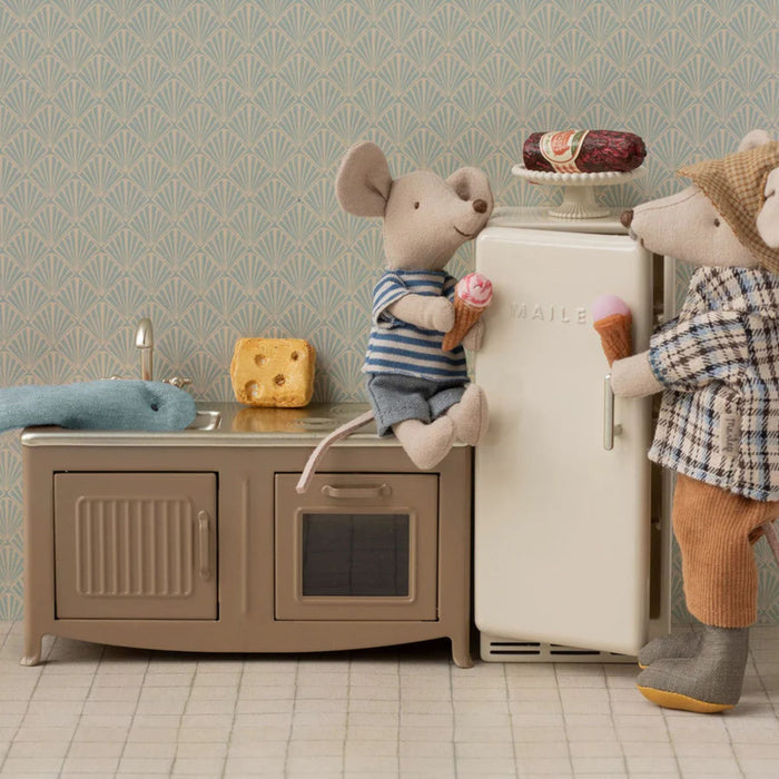 Metal Fridge, Mouse - Off White