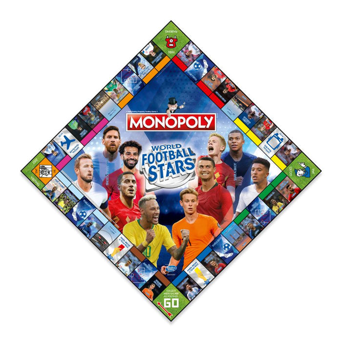 Monopoly World Football Stars Board Game for Families & Football Fans
