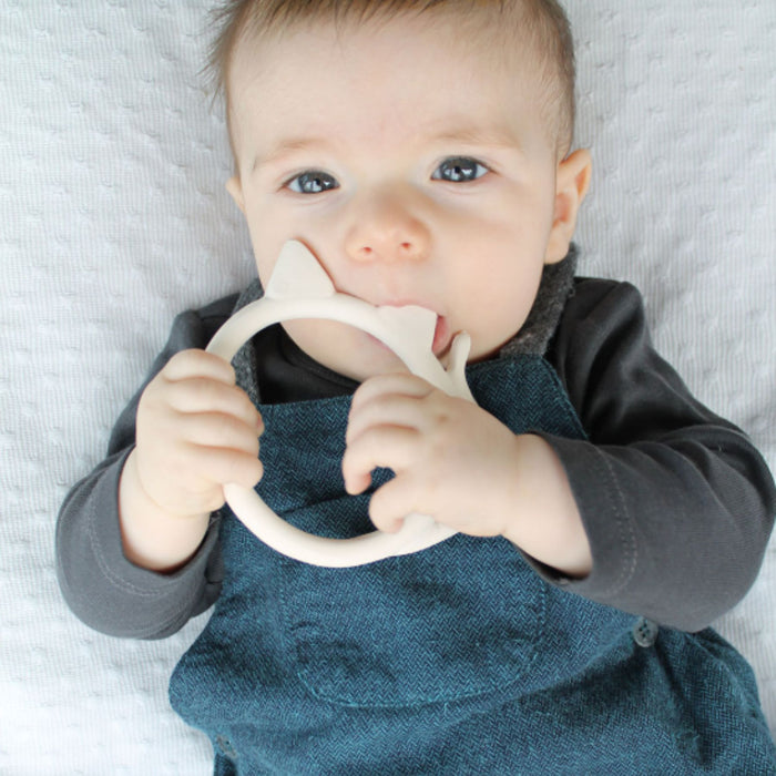 Natural Rubber Teether -Coco the Cat