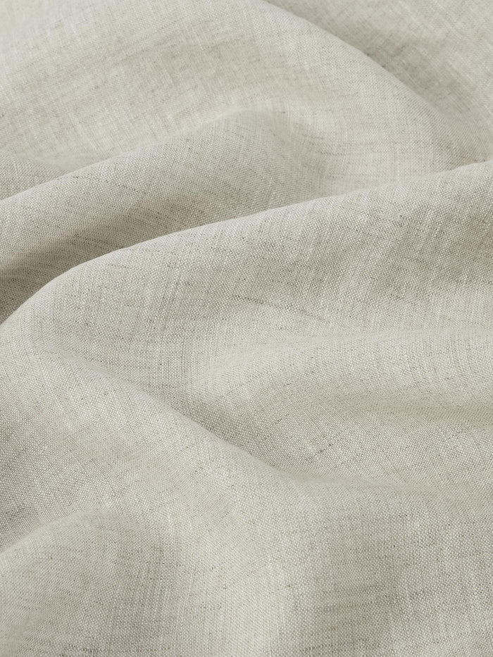 Oatmeal Linen Blend Fitted Sheet