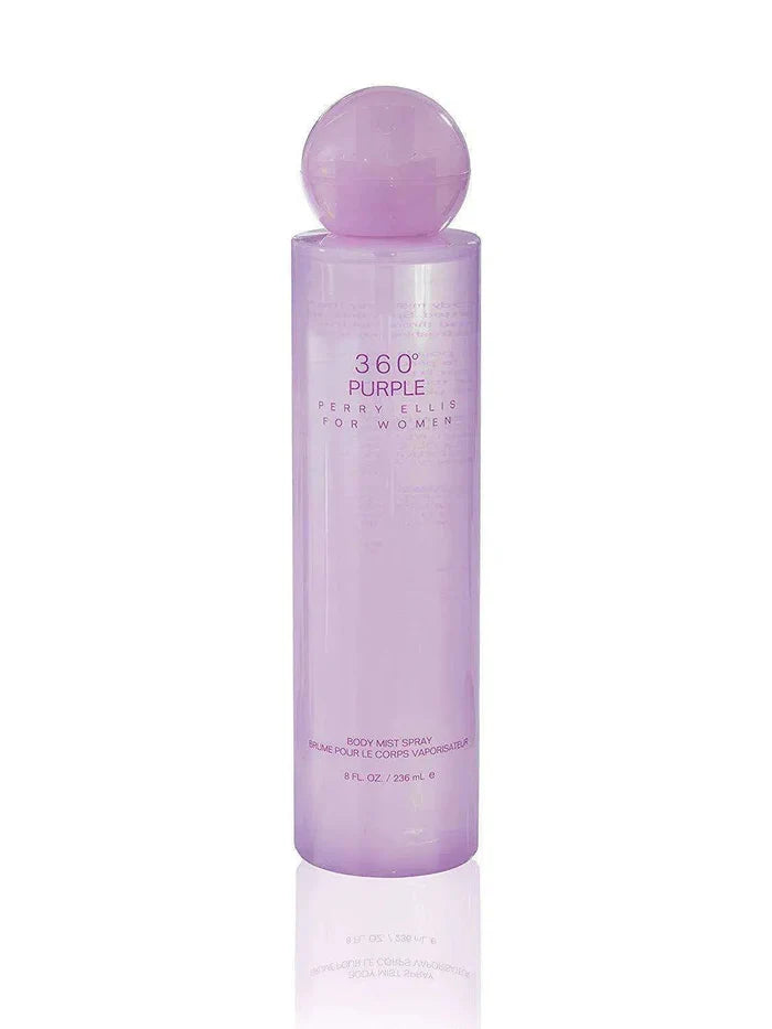 Perry Ellis 360 Degrees Purple Spray Fragrance Mist 236ml, front view