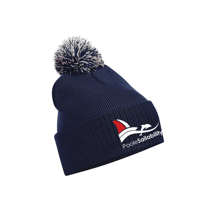 Poole Sailability Club Pom Pom Beanie