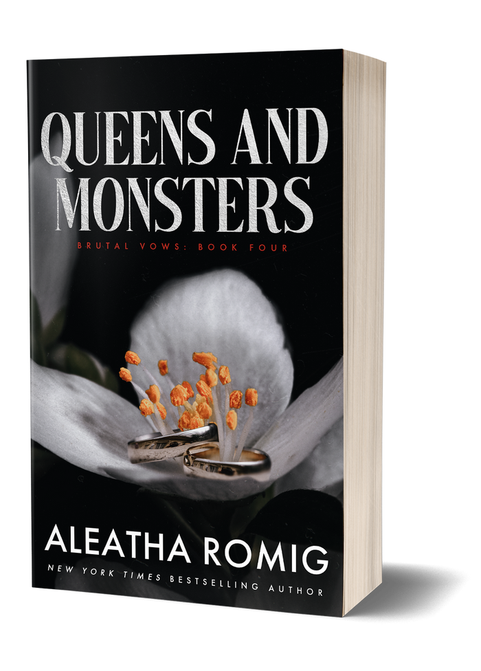 QUEENS AND MONSTERS: A Forbidden Mafia/Cartel Arranged Marriage Romance (book 4 Brutal Vows) Signed paperback