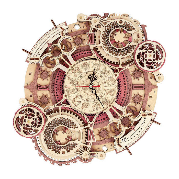 ROKR Zodiac Wall Clock Mechanical Time Art Engine LC601 main product photo